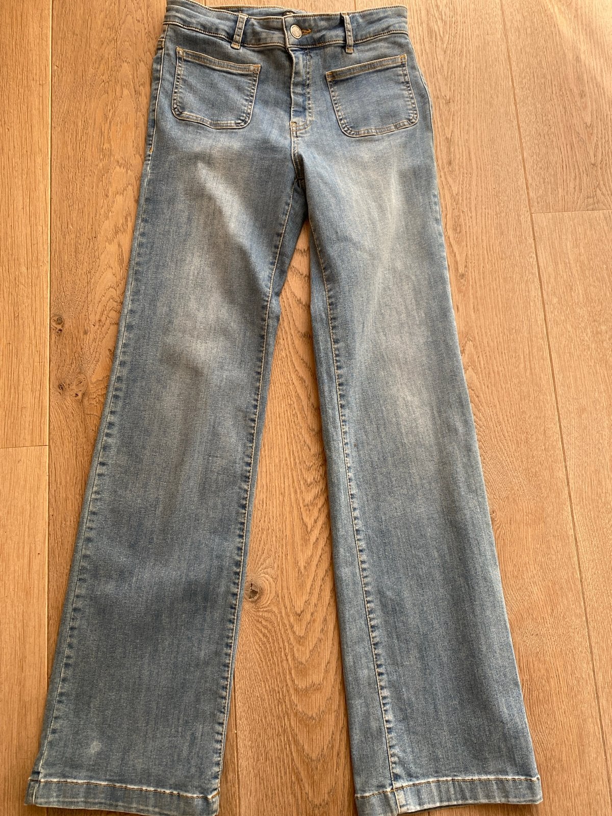 MORE & MORE flared jeans maat 34, Ophalen of Verzenden, Gedragen, Blauw, W27 (confectie 34) of kleiner