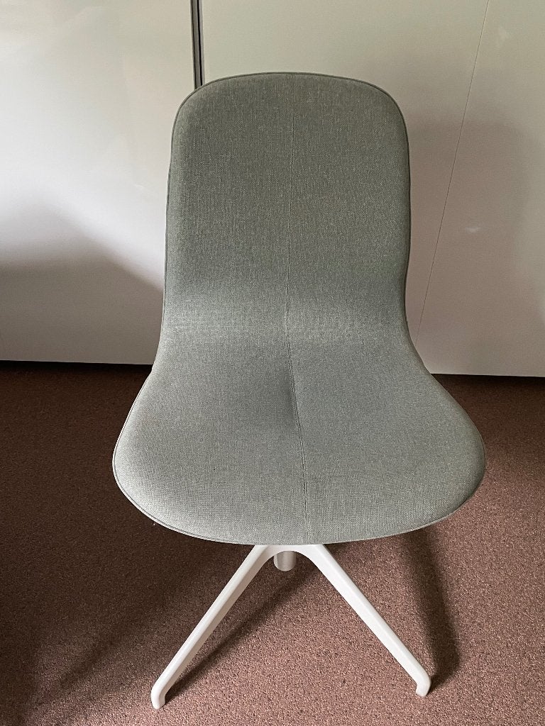 Bureaustoel längfjäll Ikea saliegroen/wit zo goed als nieuw, Huis en Inrichting, Ophalen, Zo goed als nieuw, Groen, Bureaustoel