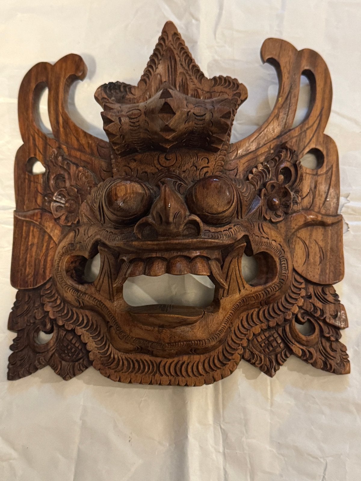 Balinees Barong masker, (de koning van de goede geesten)., Antiek en Kunst, Ophalen of Verzenden