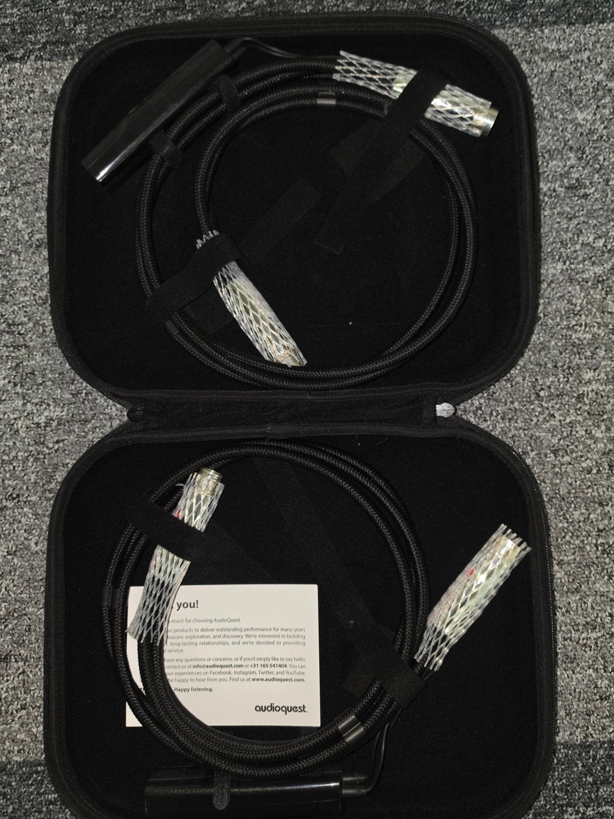 Audioquest Dragon interlink XLR 1mtr zeer netjes, Audio, Tv en Foto, Ophalen of Verzenden, Zo goed als nieuw, Minder dan 2 meter