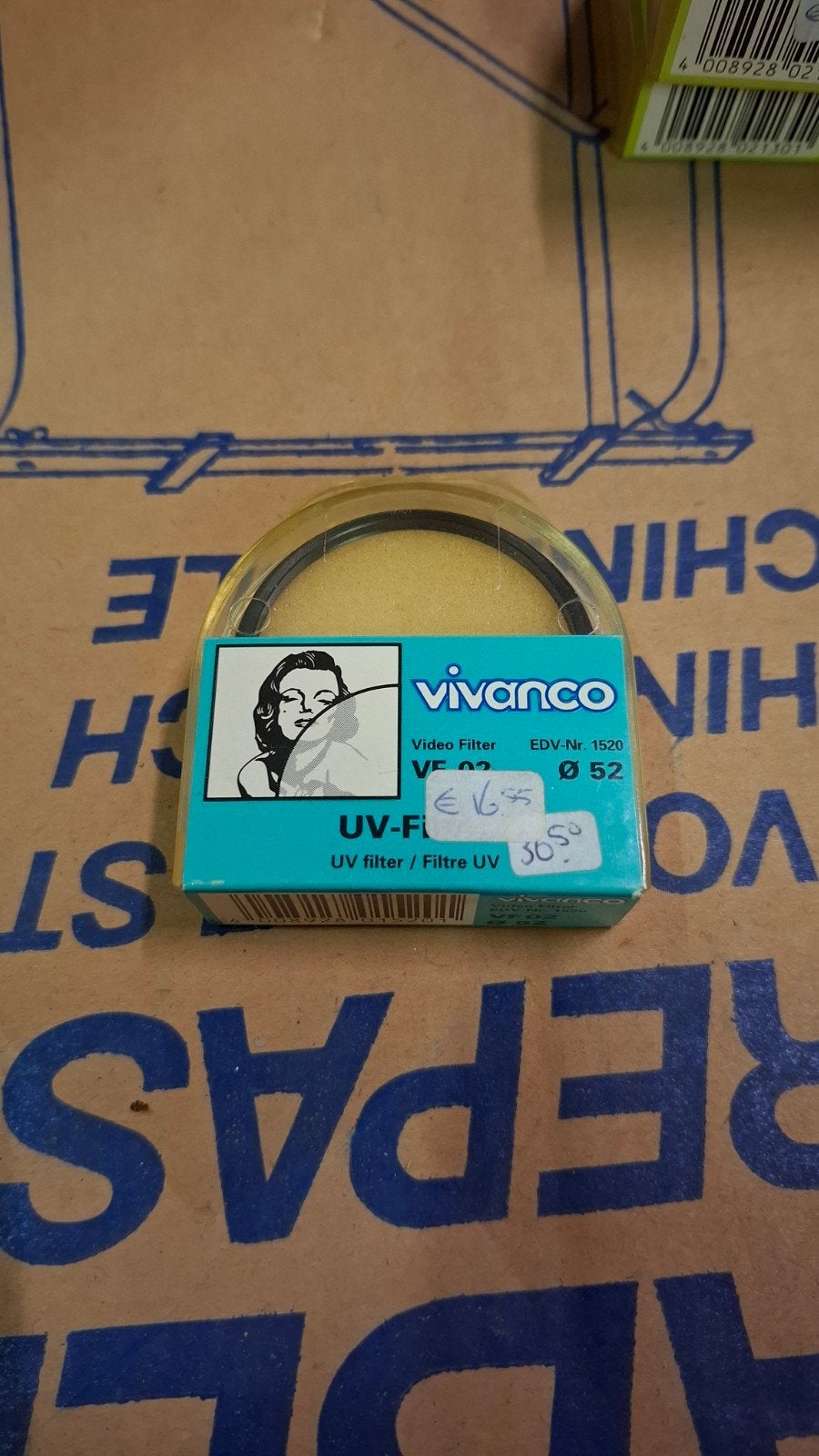 Vivanco VF02 UV-filter 52mm voor videocamera's, Overige merken, Ophalen of Verzenden, 50 tot 60 mm, Nieuw