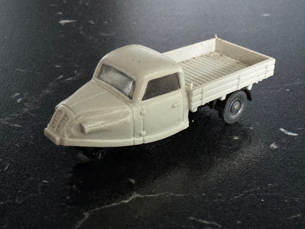 lassic-0209: Goliath Goli 3-wieler met open laadbak [3], Hobby en Vrije tijd, Modelauto's | 1:87, Ophalen of Verzenden, Gebruikt