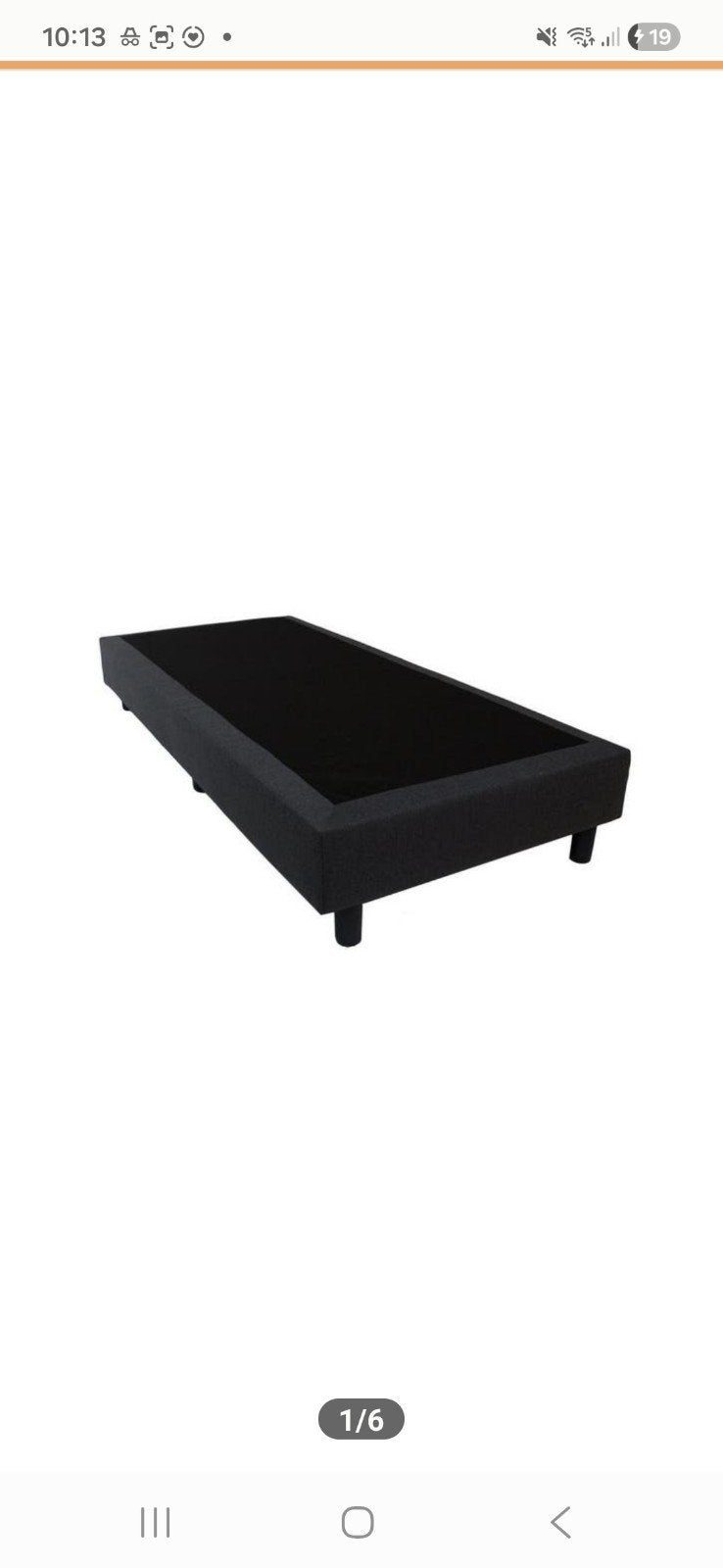 Zoek gratis boxspring 90x200, Huis en Inrichting, Slaapkamer | Boxsprings, Gebruikt, 90 cm, Eenpersoons, Grijs