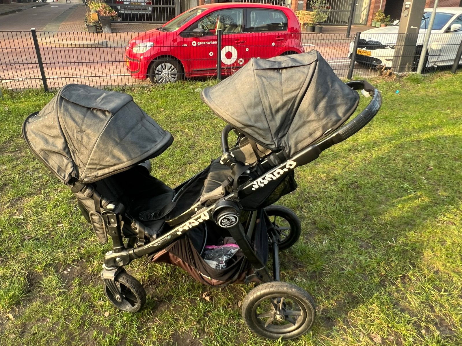 Baby Jogger City Select Duowagen met Reiswieg, Overige merken, Gebruikt, Duowagen, Ophalen of Verzenden