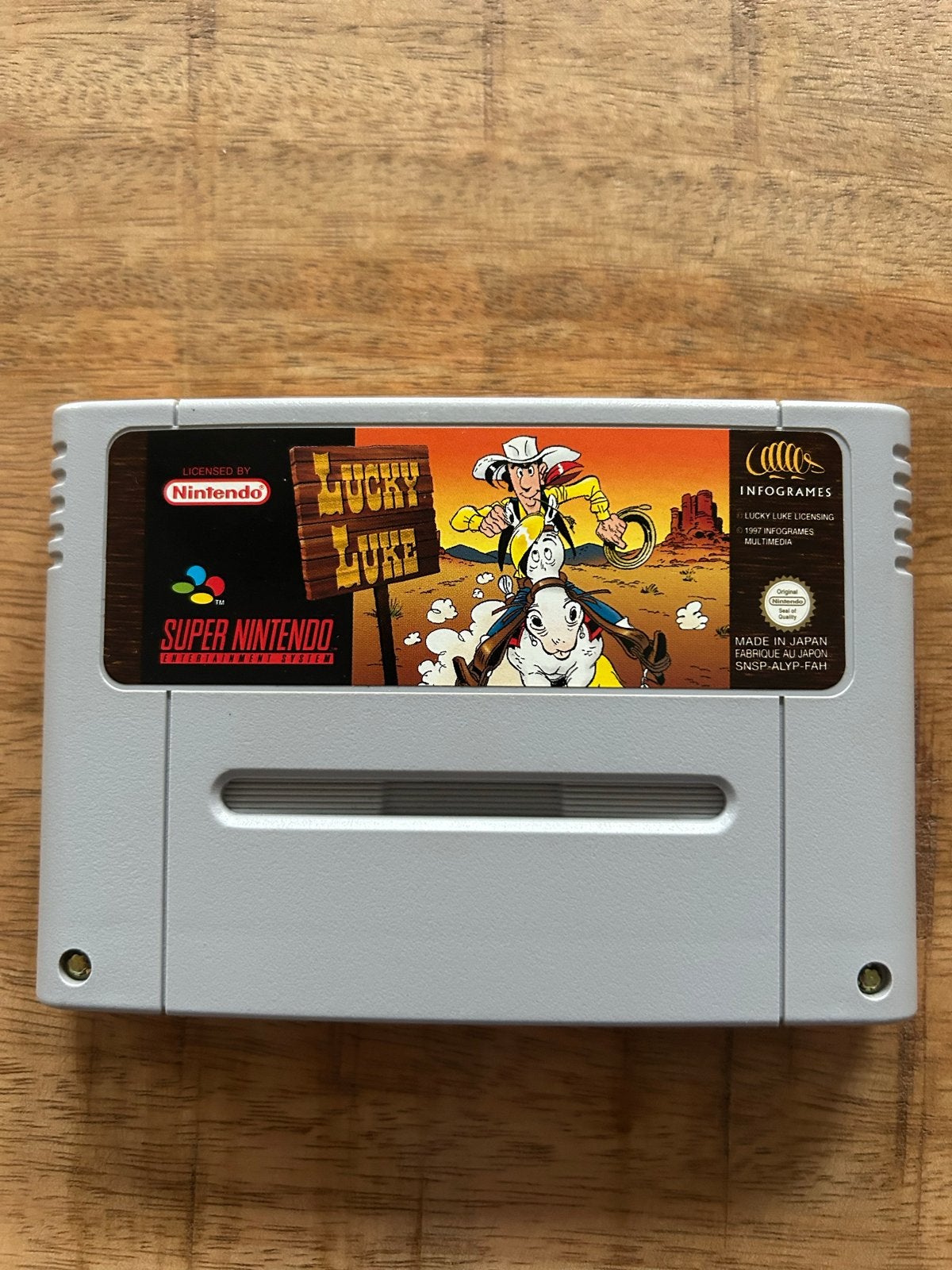 Super Nintendo SNES games: Lucky Luke, Animaniacs, Ren & Sti, Spelcomputers en Games, Ophalen of Verzenden, Gebruikt, Zonder controller