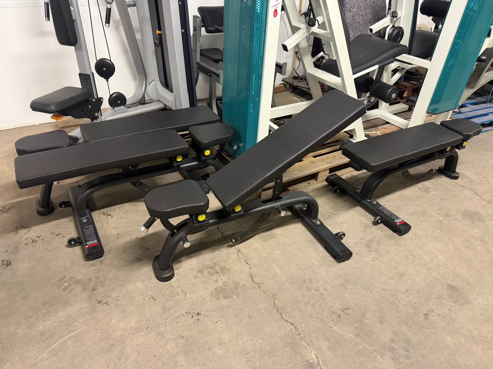 Adjustable bankjes/halterbanken, Sport en Fitness, Ophalen, Benen, Gebruikt, .