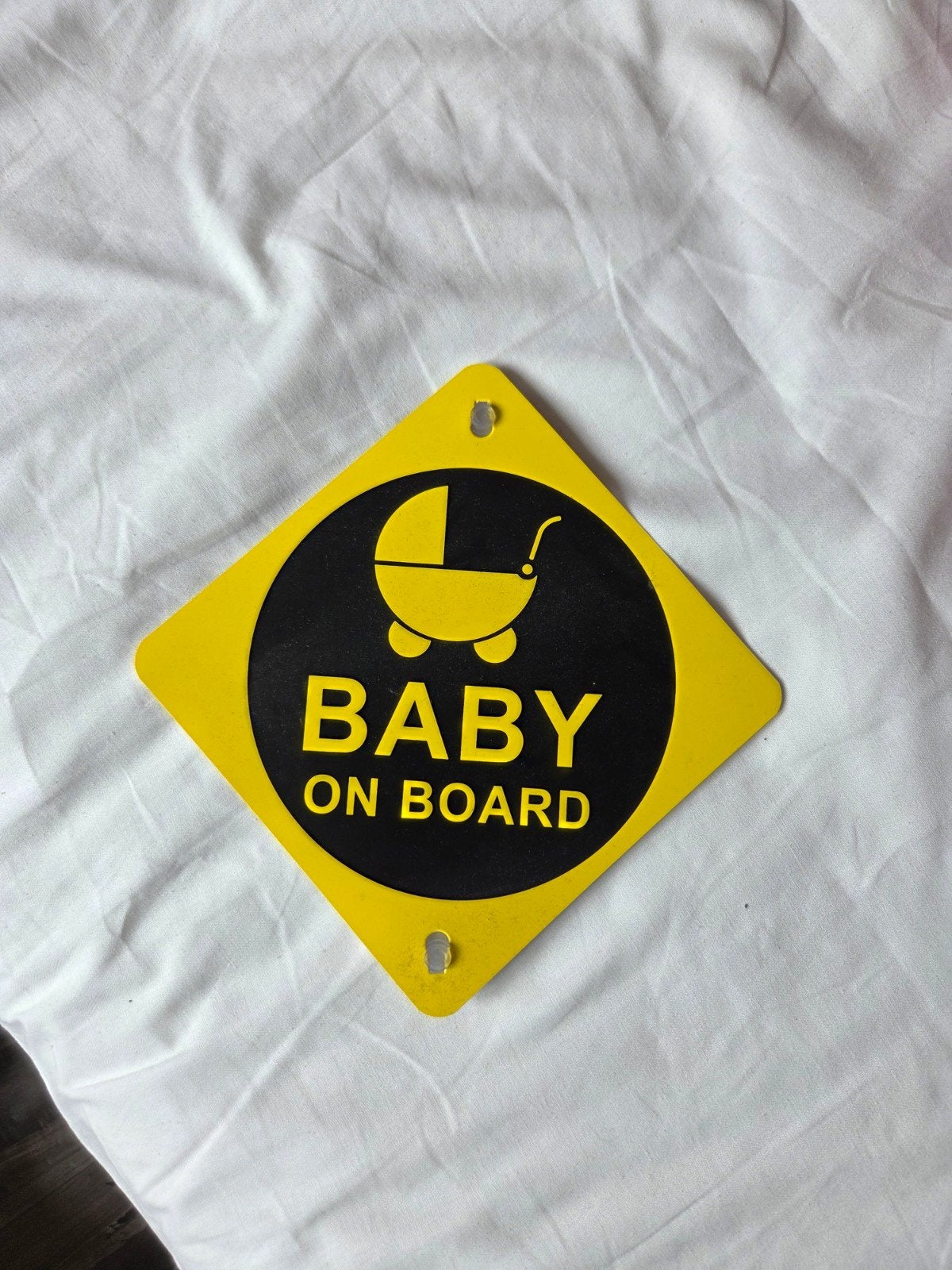 Baby on Board Plaatje met Zuignappen, Ophalen of Verzenden, Zo goed als nieuw