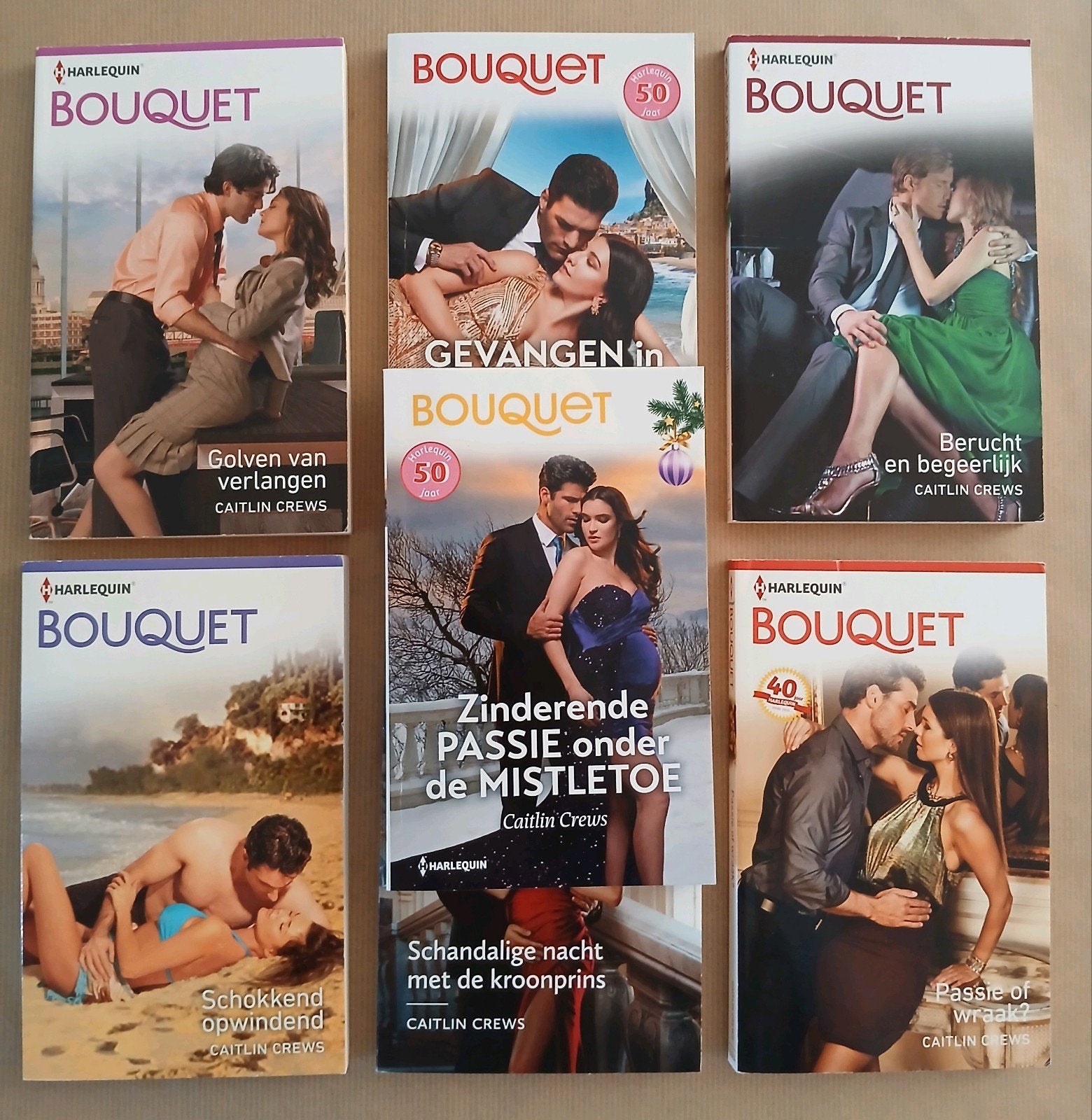 Harlequin Bouquet Romans - Caitlin Crews Collectie, Ophalen of Verzenden, Zo goed als nieuw, Caitlin Crews, Nederland