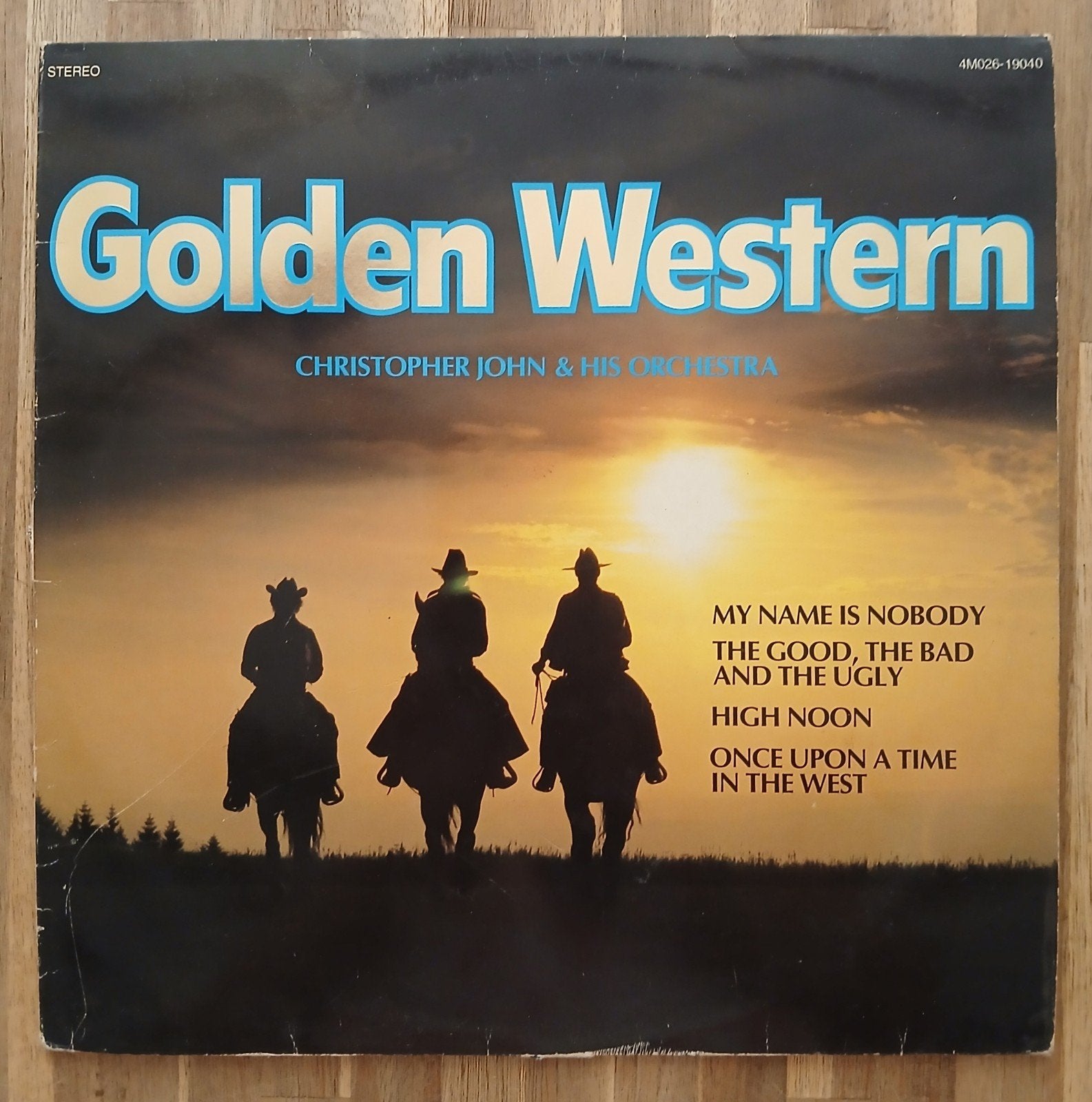 Golden Western - Christopher John & His Orchestra LP, Ophalen of Verzenden, Gebruikt, Album, Country