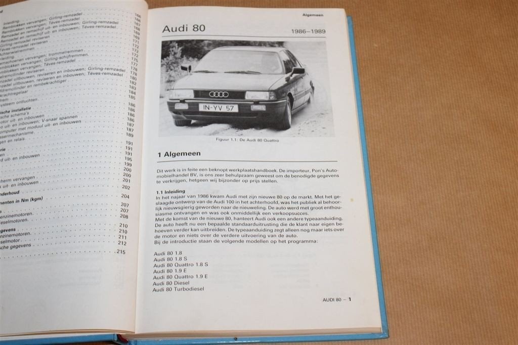 Vraagbaak Audi 80 — Onderhoud & Reparatie 1986-1989, Ophalen of Verzenden