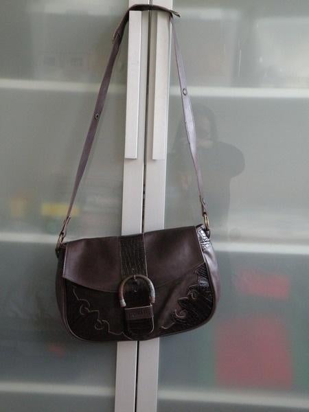 Bruine tas van Vic Matie leer met suede, Overige merken, Bruin, Ophalen of Verzenden, Zo goed als nieuw