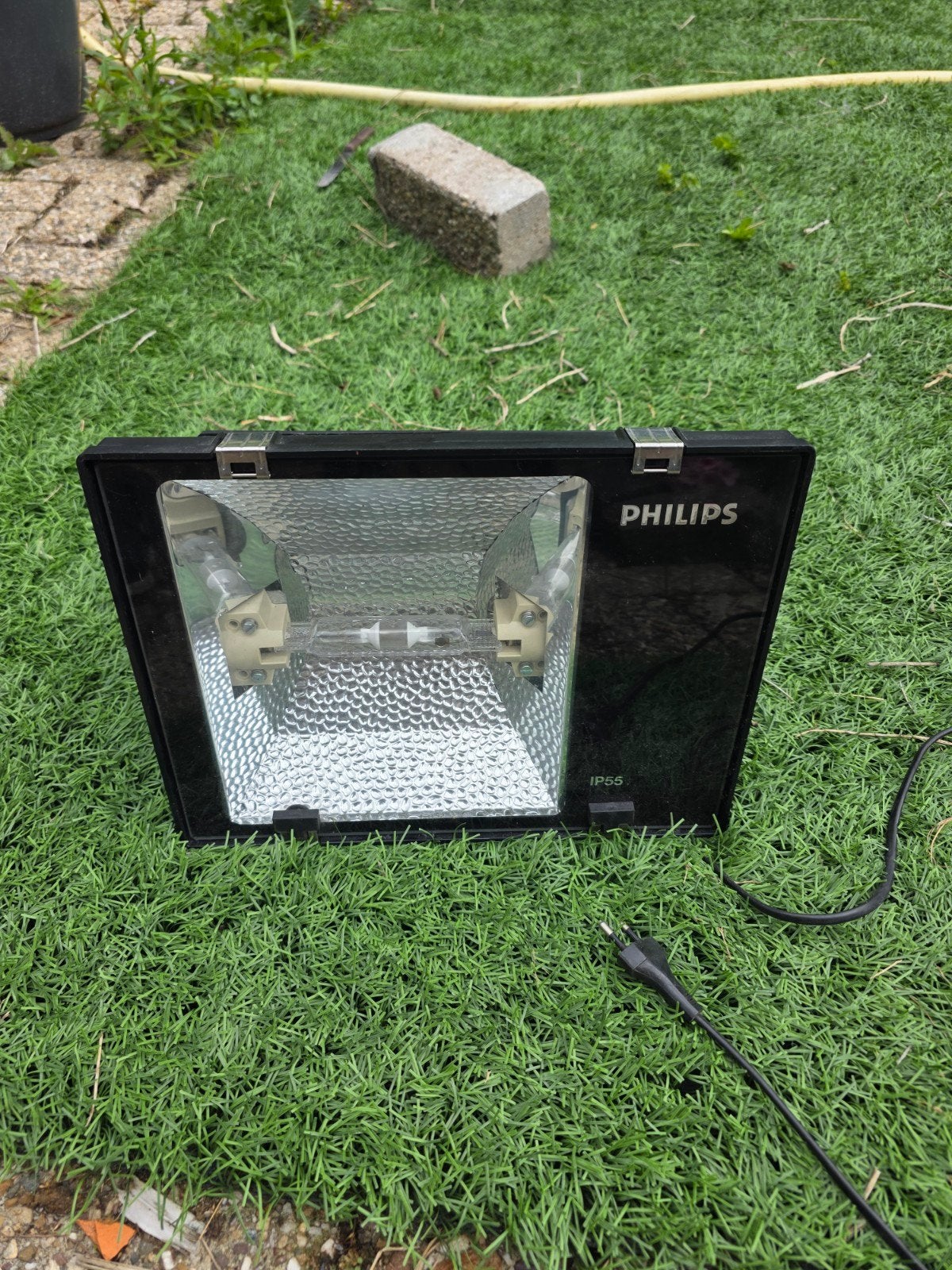 Philips bouwlamp / breedstraler - 500 watt, Ophalen, Gebruikt, 500 watt of meer, Lamp met armatuur