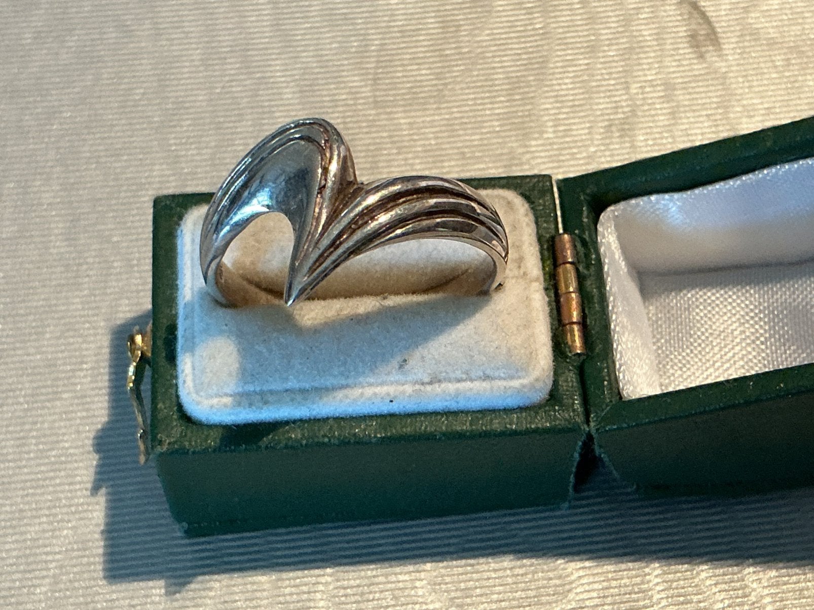 ZILVER DESIGN RING GEMERKT 925 ZILVER, Ophalen of Verzenden, Zilver, Ring