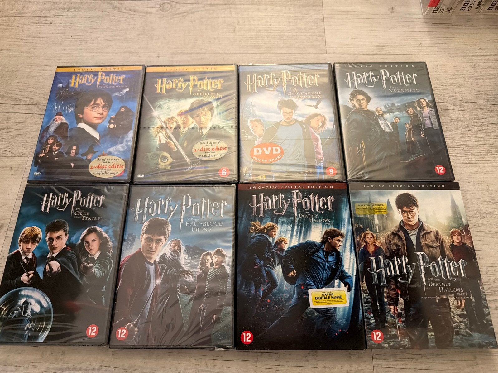 Harry Potter Complete DVD Set (1 t/m 8) - Vrijwel Geseald!, Nederlands, Ophalen of Verzenden, Zo goed als nieuw, Vanaf 12 jaar