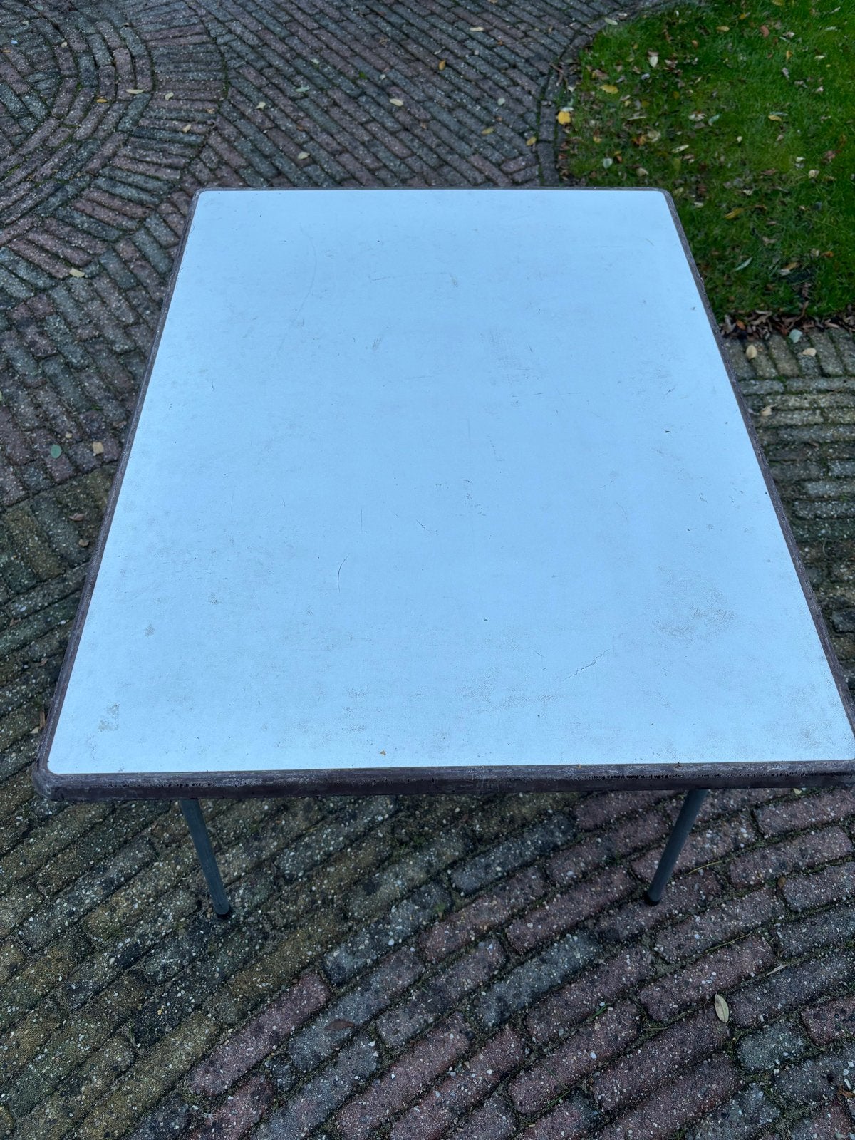 Praktische Opklapbare Tafel - Ideaal voor Feestjes & Camping, Ophalen, Gebruikt, Rechthoekig, Metaal