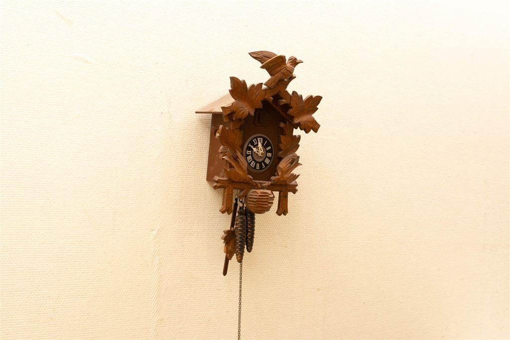 Houten koekoeksklok 38908, Ophalen of Verzenden, Gebruikt, Wandklok