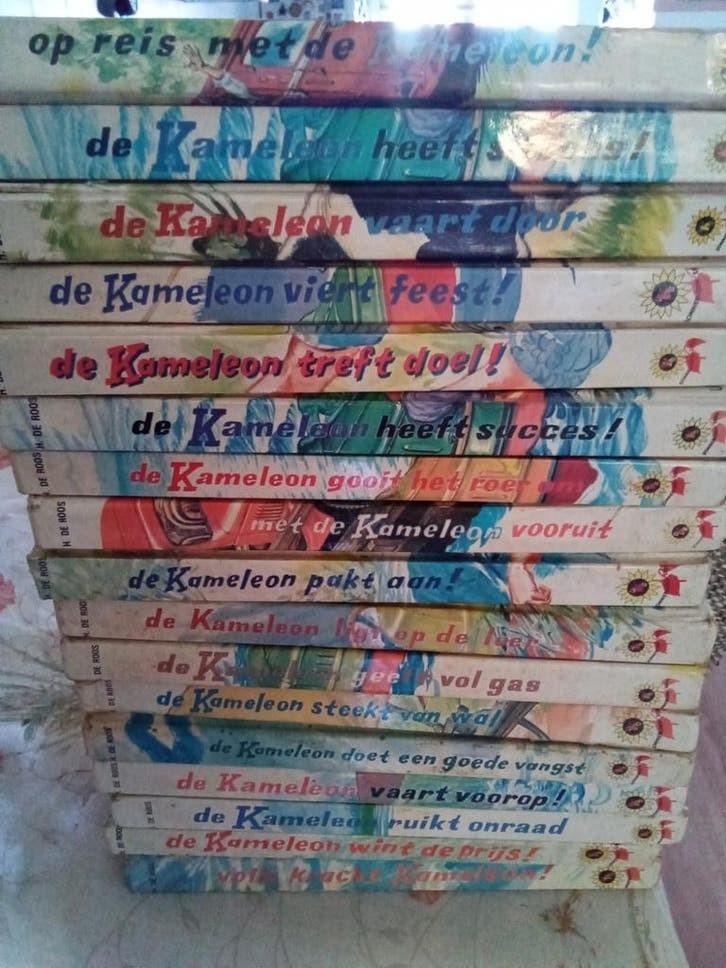 17 oude verkleurde Kameleon boeken, Boeken, Ophalen of Verzenden, Gelezen, H. de Roos, Fictie algemeen