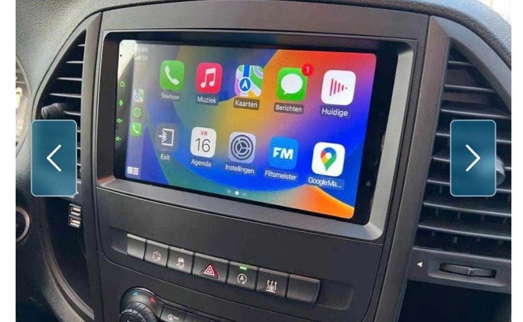 Mercedes Vito Viano CarPlay en Android auto incl. montage, Ophalen of Verzenden, Nieuw