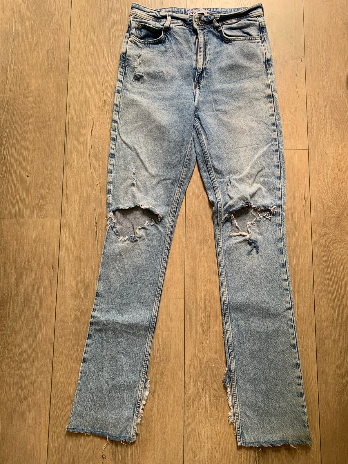 Zara jeans, Ophalen of Verzenden, Gedragen, Blauw, W30 - W32 (confectie 38/40)
