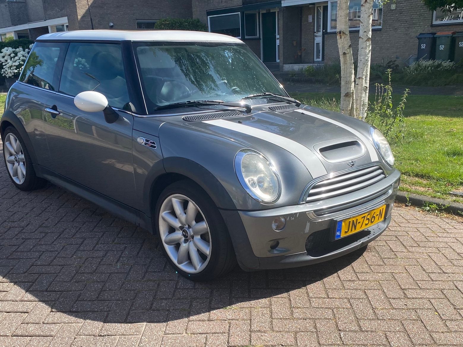 Mini Cooper S R53 APK 06-2027, Auto's, Voorwielaandrijving, Zwart, 4 cilinders, 4 stoelen