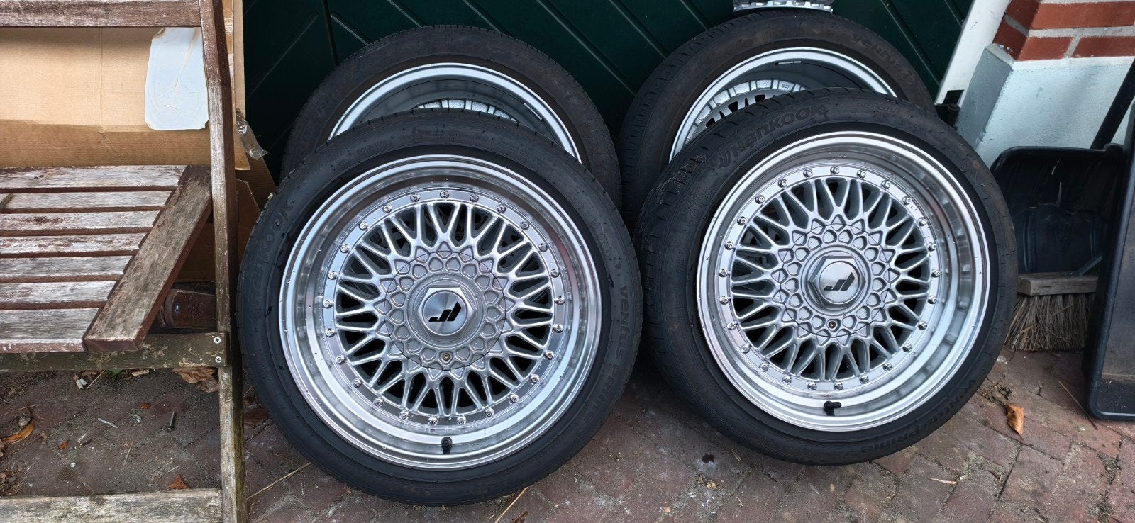 Japan Racing JR9 16x7,5J 4x100 4x108 et25, Auto-onderdelen, Ophalen, Gebruikt, 16 inch, Banden en Velgen