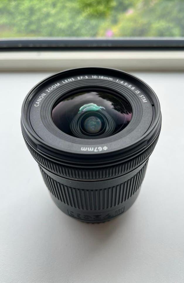 Canon EFS 10-18mm f4.5-5.6 IS STM, Audio, Tv en Foto, Fotografie | Lenzen en Objectieven, Ophalen of Verzenden, Zo goed als nieuw