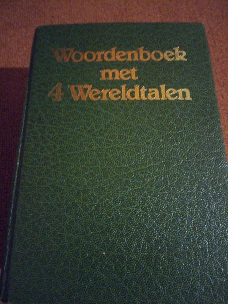 Woordenboek met 4 Wereldtalen, Boeken, Woordenboeken, Verzenden