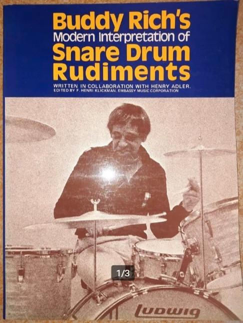 Buddy Rich's Modern Interpretation of Snare Drum Rudiments, Gebruikt, Klassiek, Drums of Percussie, Les of Cursus