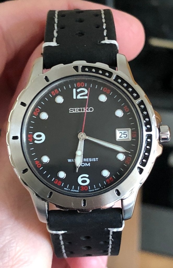 Seiko Quartz horloge, Seiko, Staal, Verzenden, Polshorloge