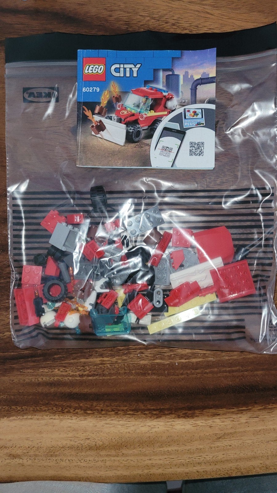 Lego City 60279 Brandweer Hazmat Truck (compleet), Lego, Inclusief instructies, Ophalen of Verzenden, Complete set
