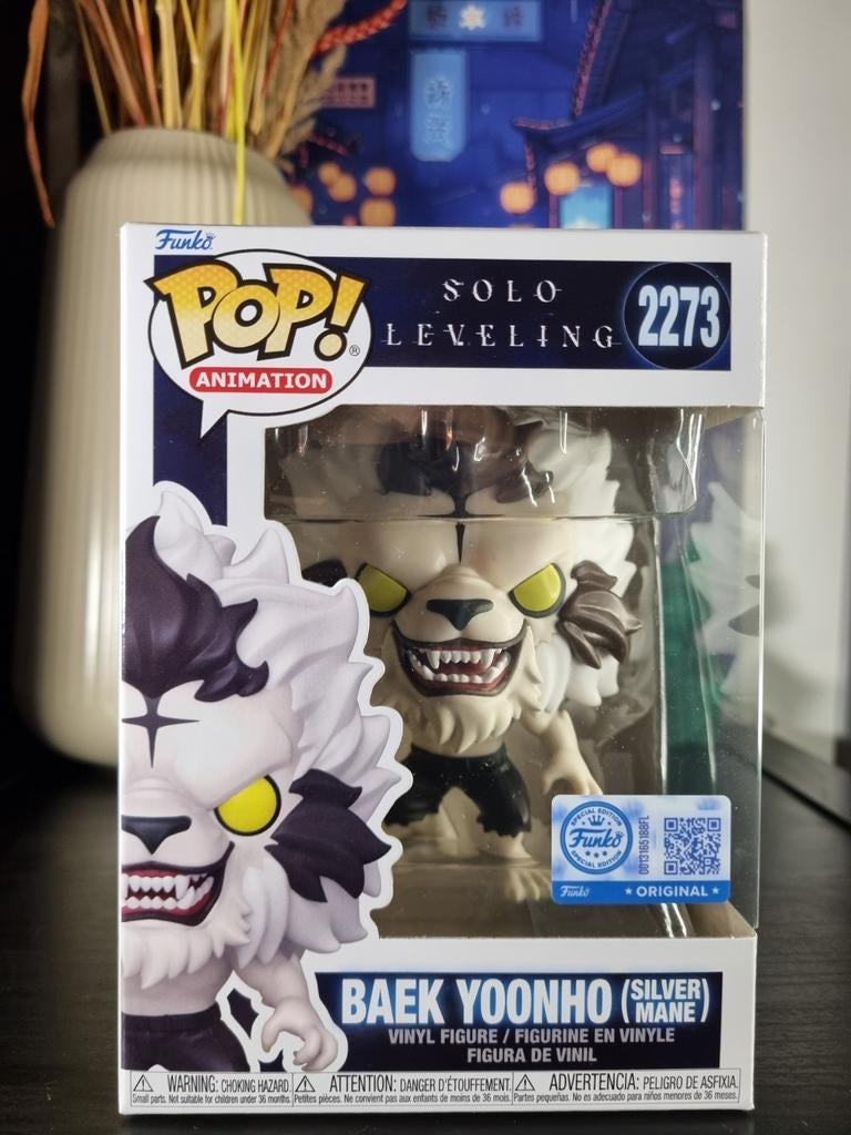 Funko Pop! Solo Leveling Baek Yoonho Silver Mane #2273, Ophalen of Verzenden, Nieuw