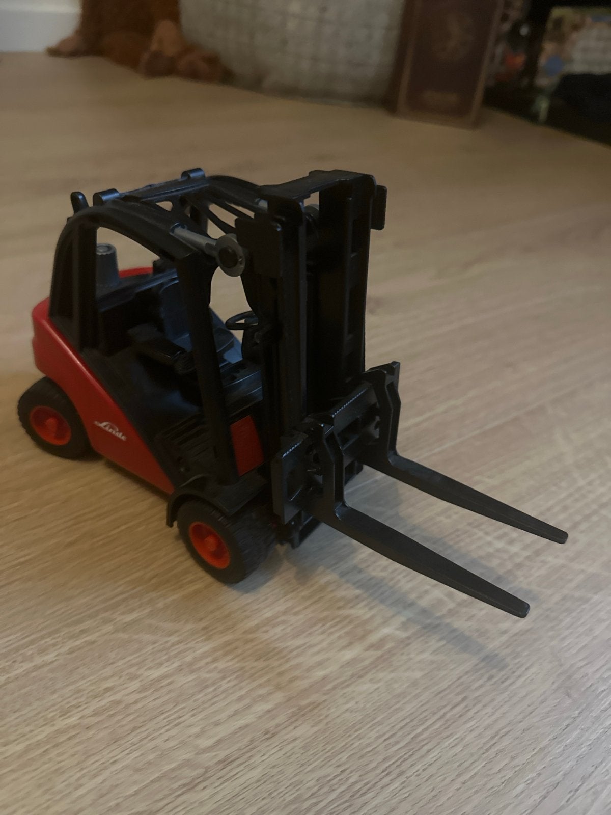 Linde H30D Vorkheftruck Speelgoedmodel merk Bruder, Ophalen, Zo goed als nieuw