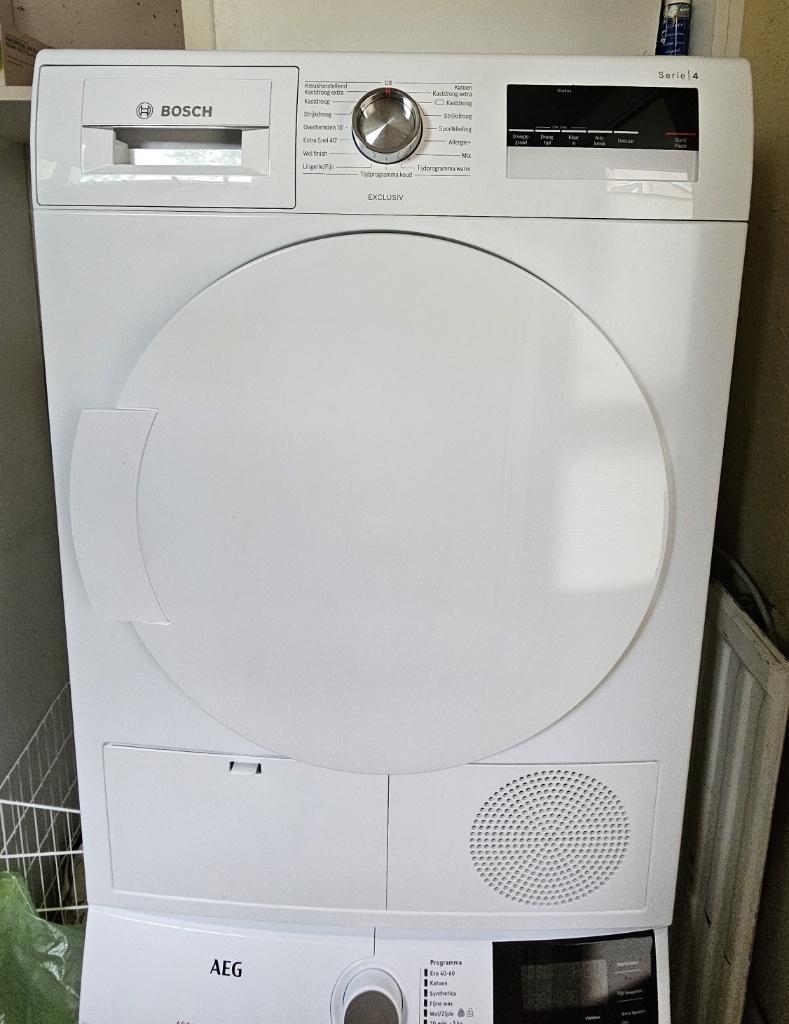 Bosch condens wasdroger series 4, Witgoed en Apparatuur, Wasdrogers, Ophalen, 6 tot 8 kg, Gebruikt, Minder dan 85 cm