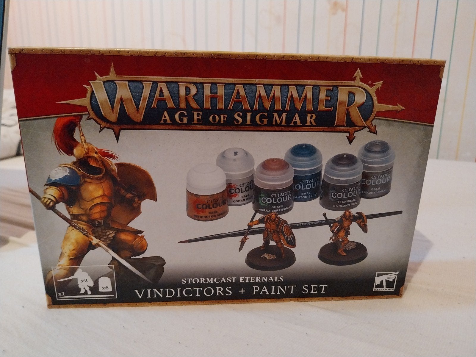 Warhammer Age of Sigmar Vindicators + Paint Set met magazine, Met verf, Figuurtje(s), Nieuw, Warhammer
