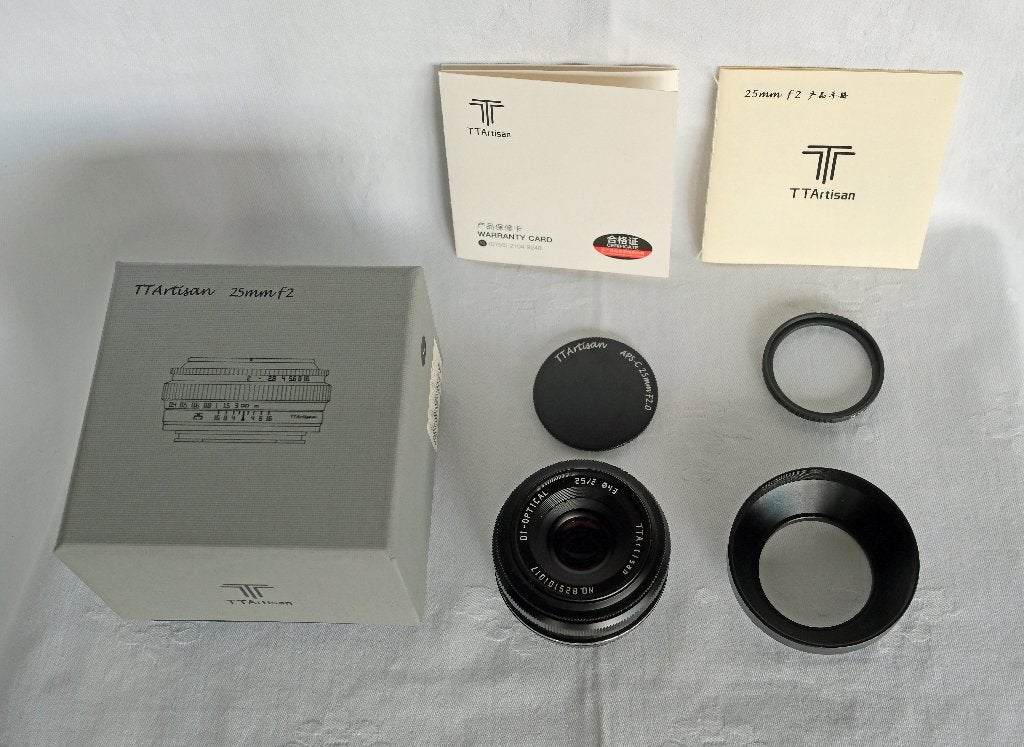 TTARTISAN 25MM F2 L-MOUNT OBJECTIEF, Audio, Tv en Foto, L-mount, Handmatige focus, Zo goed als nieuw, Overige merken