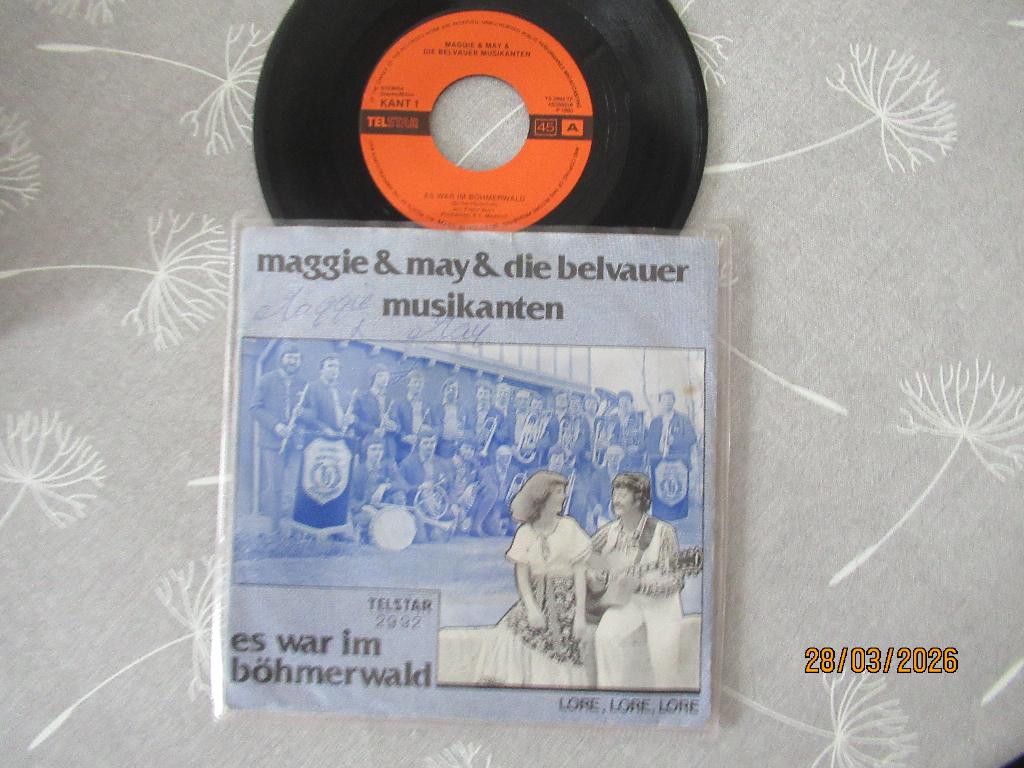 Maggie & May & Die Belvauer   Es war im Bohmerwald, Cd's en Dvd's, Ophalen, Gebruikt, Originele persing, Single