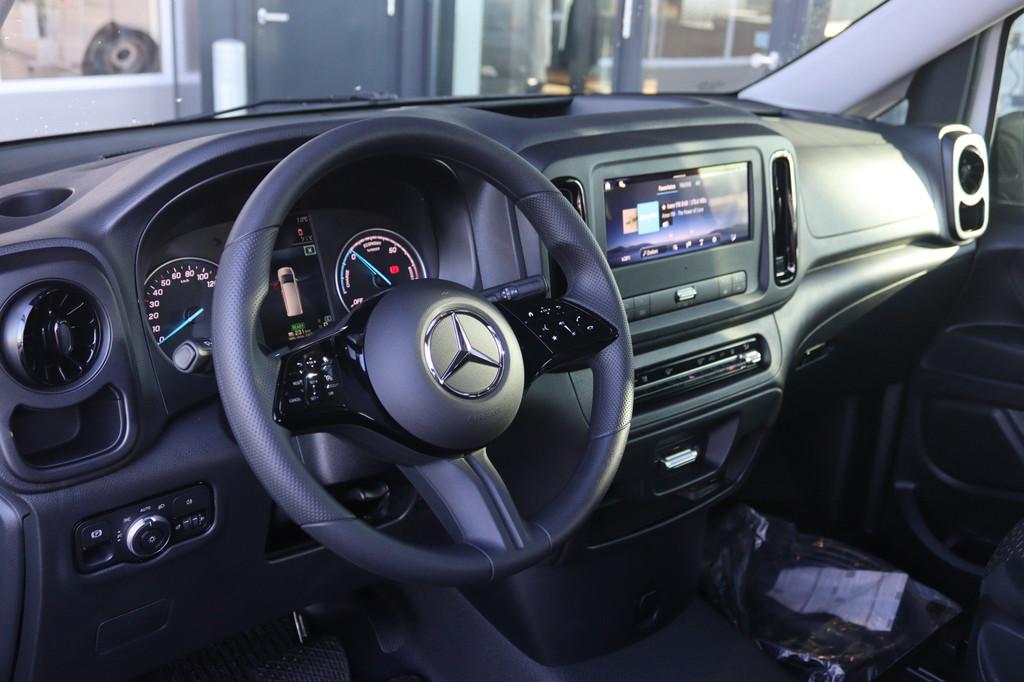 Mercedes-Benz eVito 126 Tourer L3 PRO 9 persoons // TAXI ACT, Automaat, Stof, Zwart, 24 maanden
