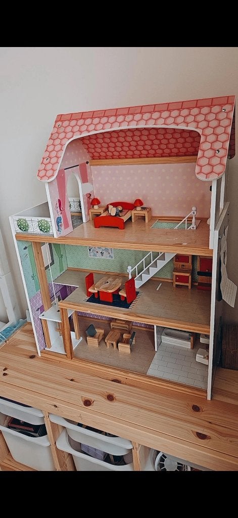 Trofast Ikea speelgoedkast, Ophalen, 105 cm of meer, Zo goed als nieuw, 75 tot 100 cm