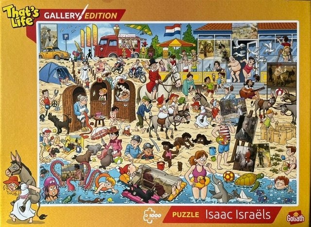 isaac israëls, Hobby en Vrije tijd, Denksport en Puzzels, Ophalen of Verzenden, 500 t/m 1500 stukjes, Zo goed als nieuw, Legpuzzel