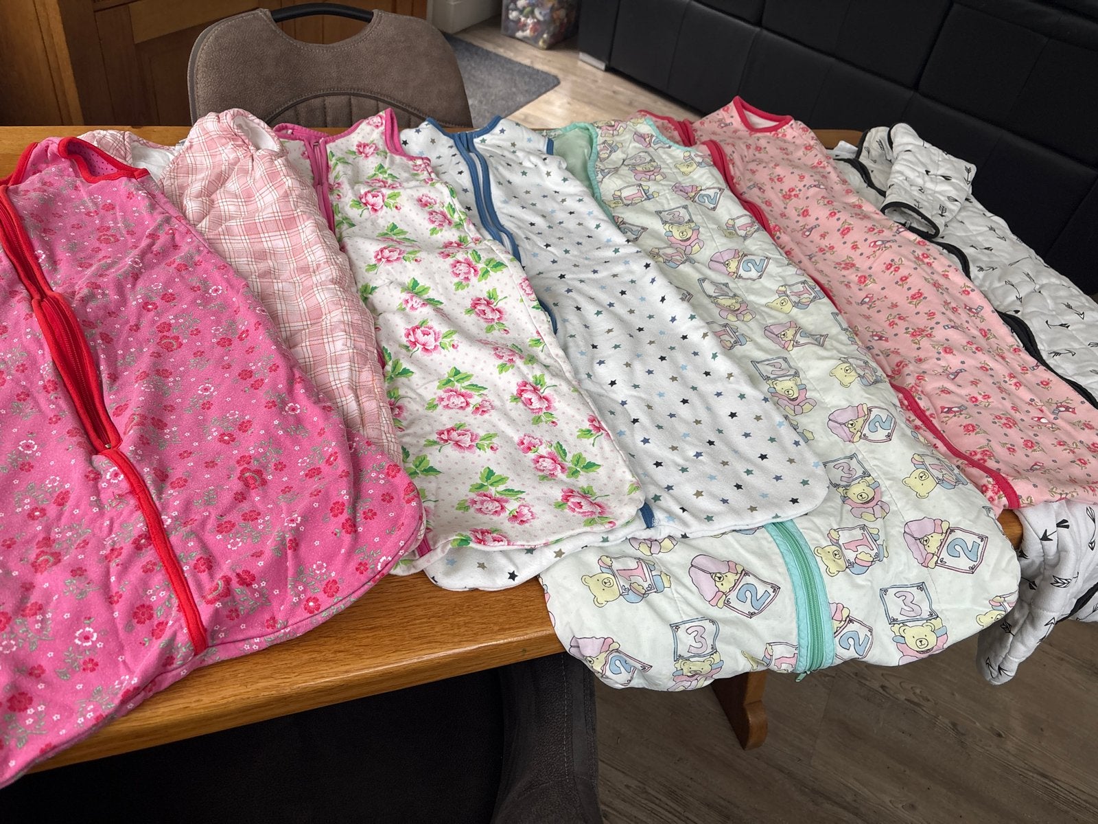 Diverse slaapzakken voor baby's en peuters, Ophalen of Verzenden, Gebruikt, Meerkleurig, Slaapzak
