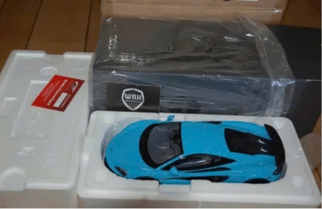 1:18 MCLAREN 600 LT blue GT spirit GT310 in box WRH, Verzenden, Zo goed als nieuw, Auto, Overige merken