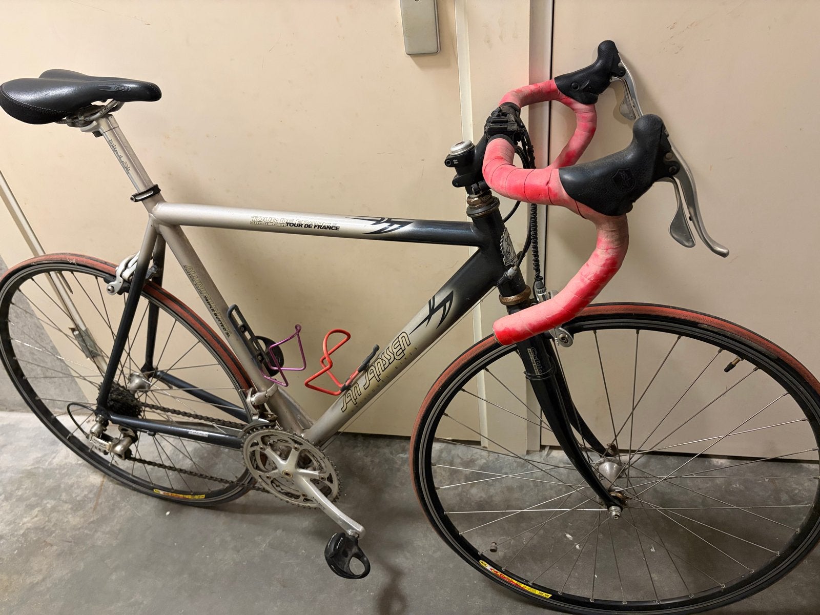 Jan Janssen Dames Wielrenfiets - 56 cm frame, Fietsen en Brommers, Fietsen | Racefietsen, Gebruikt, Velgrem, Aluminium, Dames