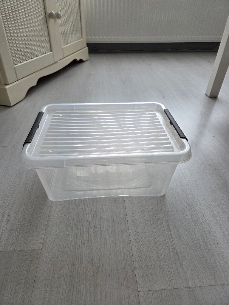 Opbergdoos met deksel 38x28x16cm, Doe-het-zelf en Verbouw, Kratten en Dozen, Ophalen, Zo goed als nieuw, Doos, Minder dan 35 cm