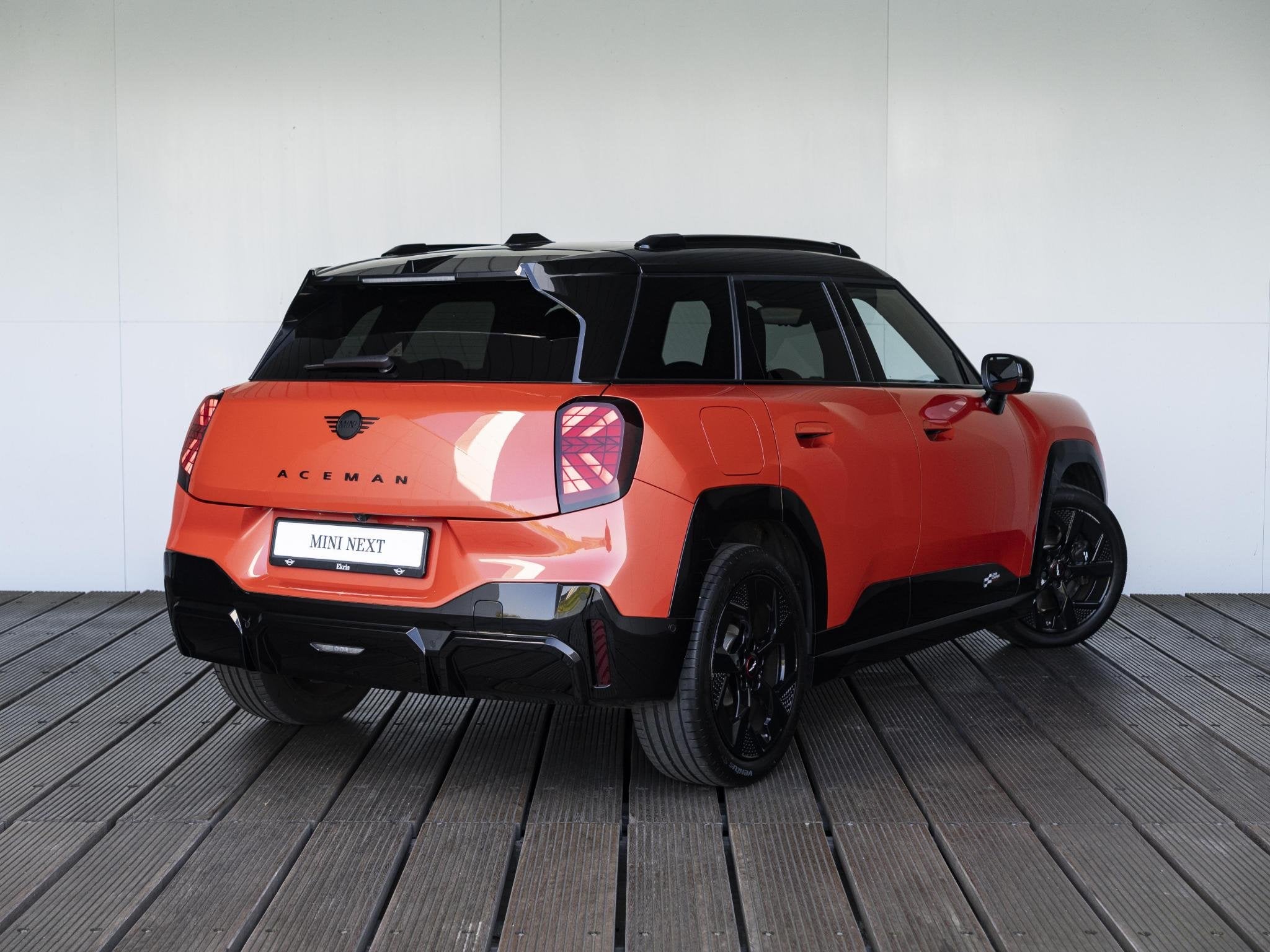 MINI Aceman E John Cooper Works XL-pakket + Trekhaak + Elekt, Gebruikt, Met garantie (alle), Leder en Stof, Origineel Nederlands