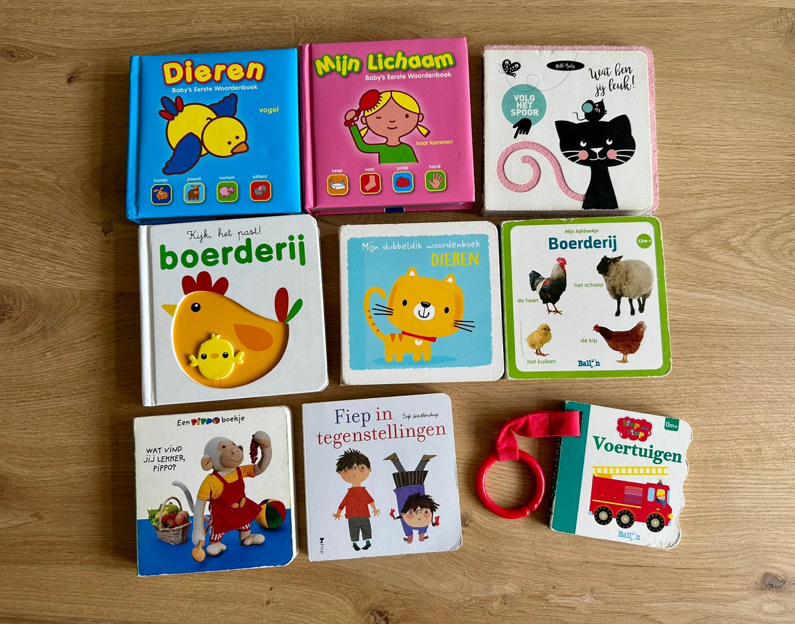 Partij baby- en kinderboekjes - 9 stuks, Ophalen of Verzenden, Gelezen, Uitklap-, Voel- of Ontdekboek