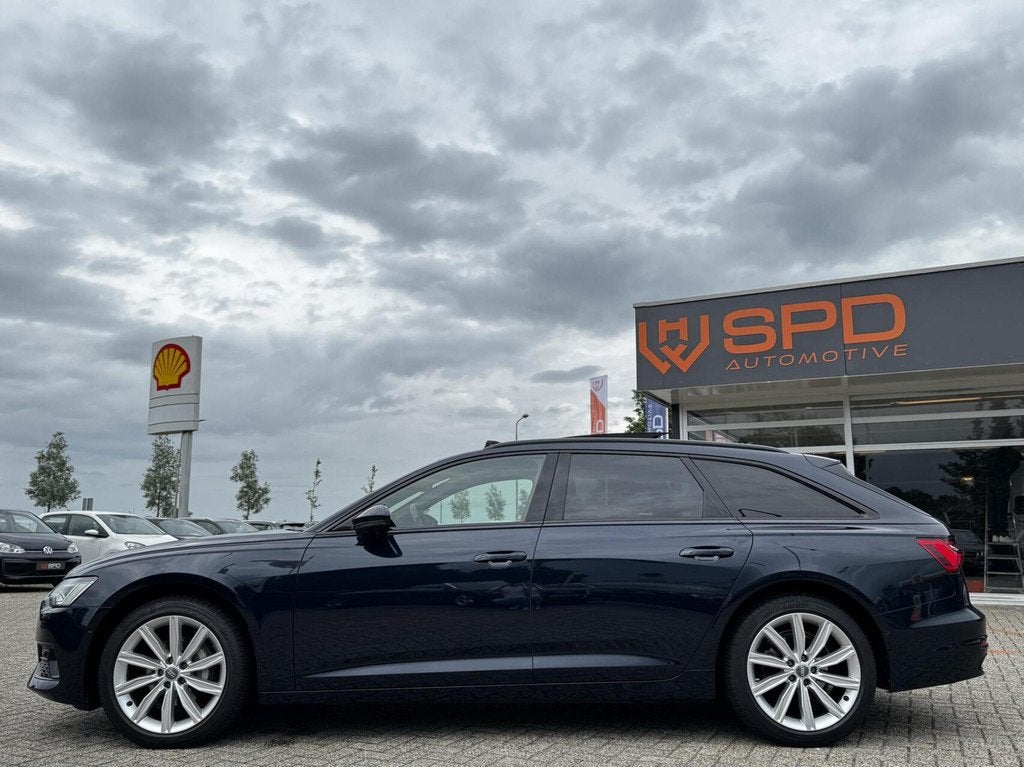 Audi A6 Avant 40TDI Sport|Matrix|Pano|Carpl|360cam|Trekh|B&O, Auto's, Audi, Gebruikt, 2000 kg, Blauw, Diesel