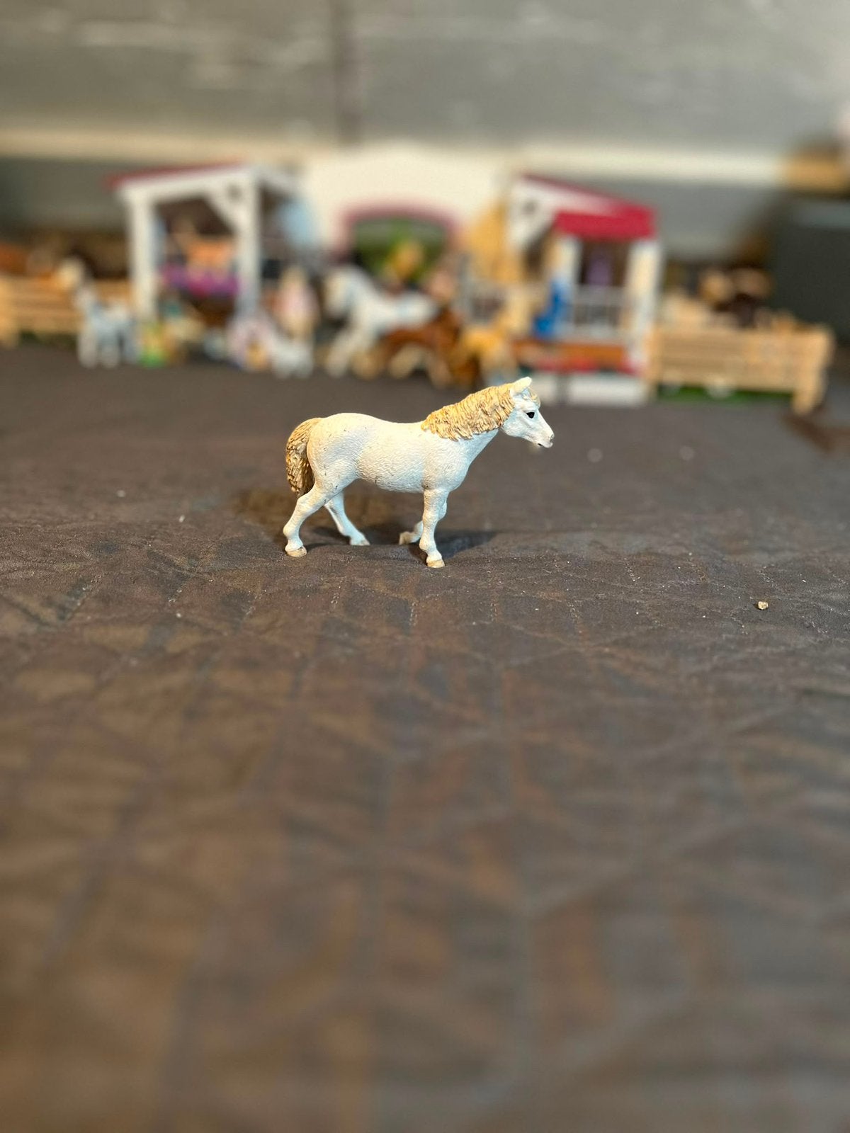 Sleigh paard, Ophalen of Verzenden, Gebruikt, Paard, Beeldje of Figuurtje