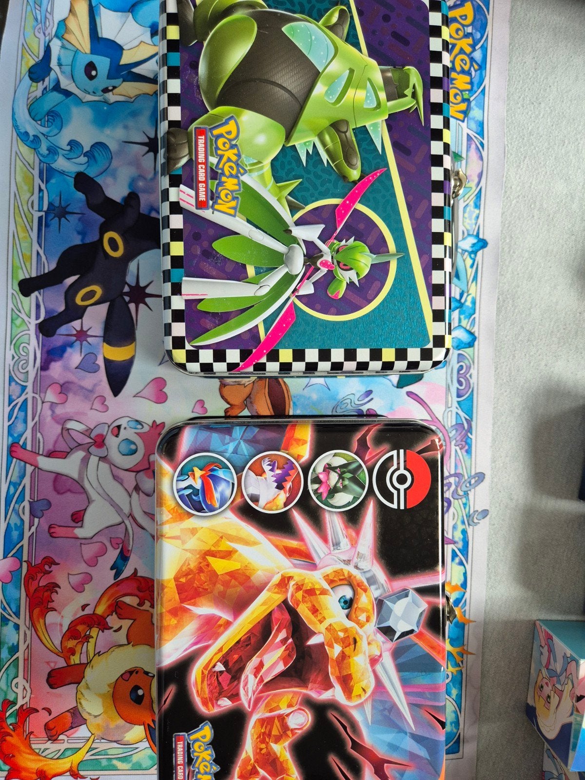 Pokemon tins, Ophalen of Verzenden, Zo goed als nieuw, Overige typen