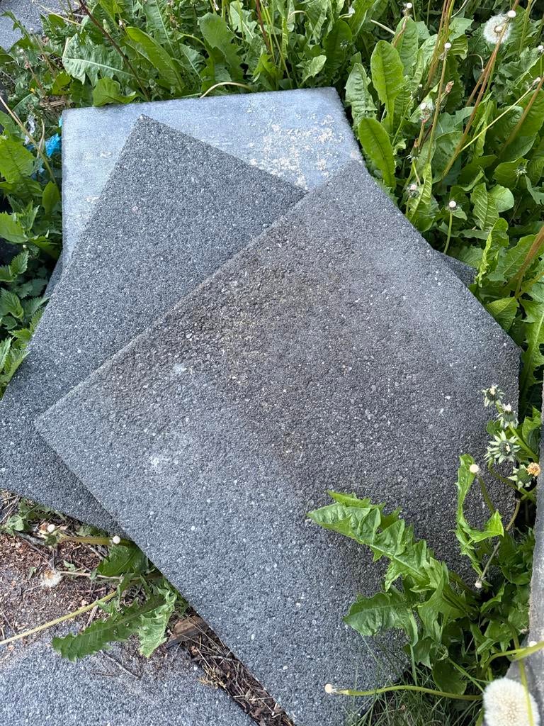 60x60 tuintegels, zelf eruit halen, Tuin en Terras, Ophalen, Gebruikt, 10 m² of meer, Beton