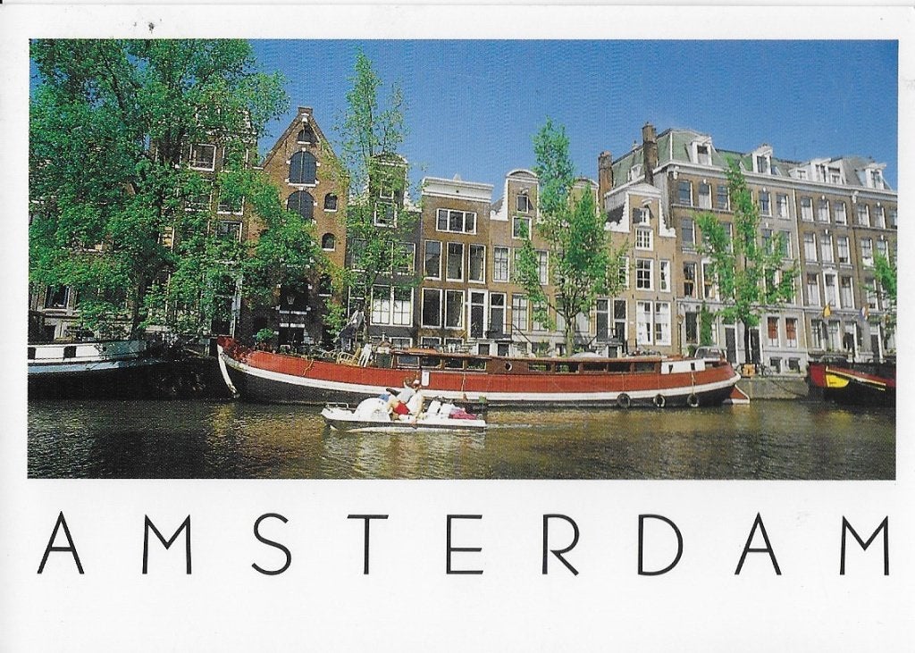 Amsterdam Gelopen Ansichtkaart ( 4116 ), Ophalen of Verzenden, 1980 tot heden, Gelopen, Noord-Holland